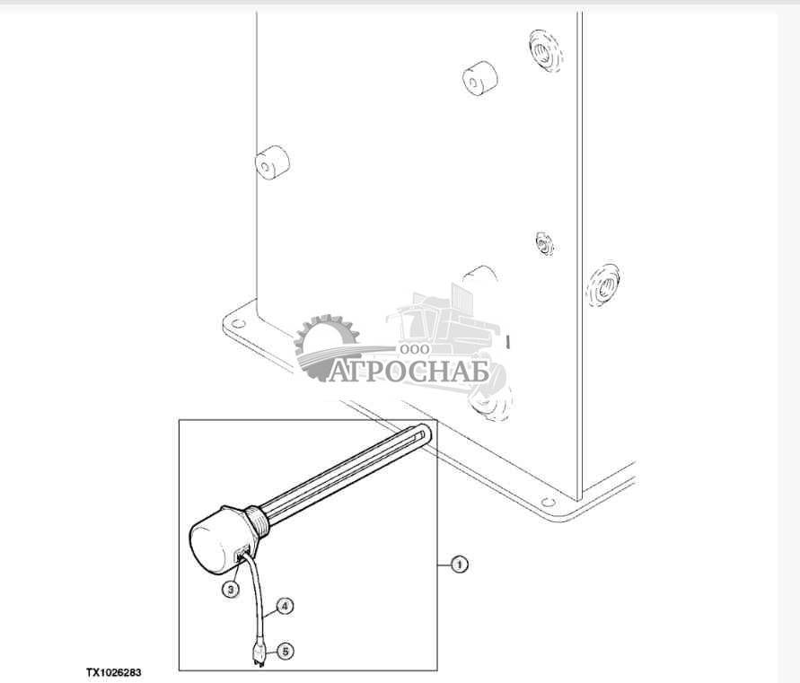 Обогреватель гидравл. бака 